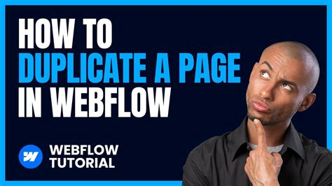 webflow duplicate page youtube.